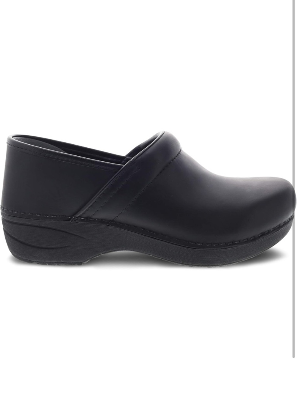 Dansko Black Leather Work Clog 2.0 Sz 5 /36 New without box